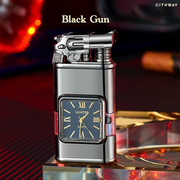 Cithway™ Windproof Dual-Flame Vintage Watch Lighter