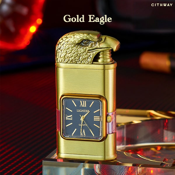 Cithway™ Windproof Dual-Flame Vintage Watch Lighter