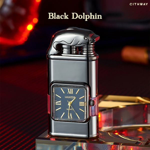 Cithway™ Windproof Dual-Flame Vintage Watch Lighter