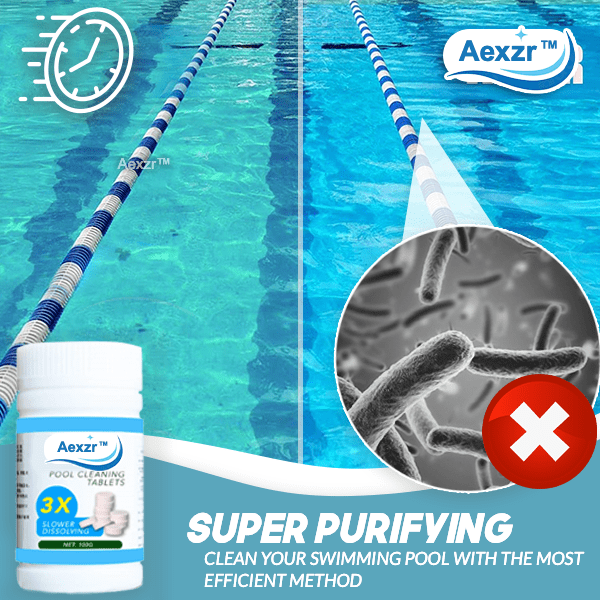 Aexzr™ Pool Cleaning Tablet (100 PCS)