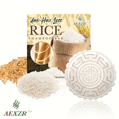 AEXZR™ Anti-Hair Loss Rice Shampoo Bar